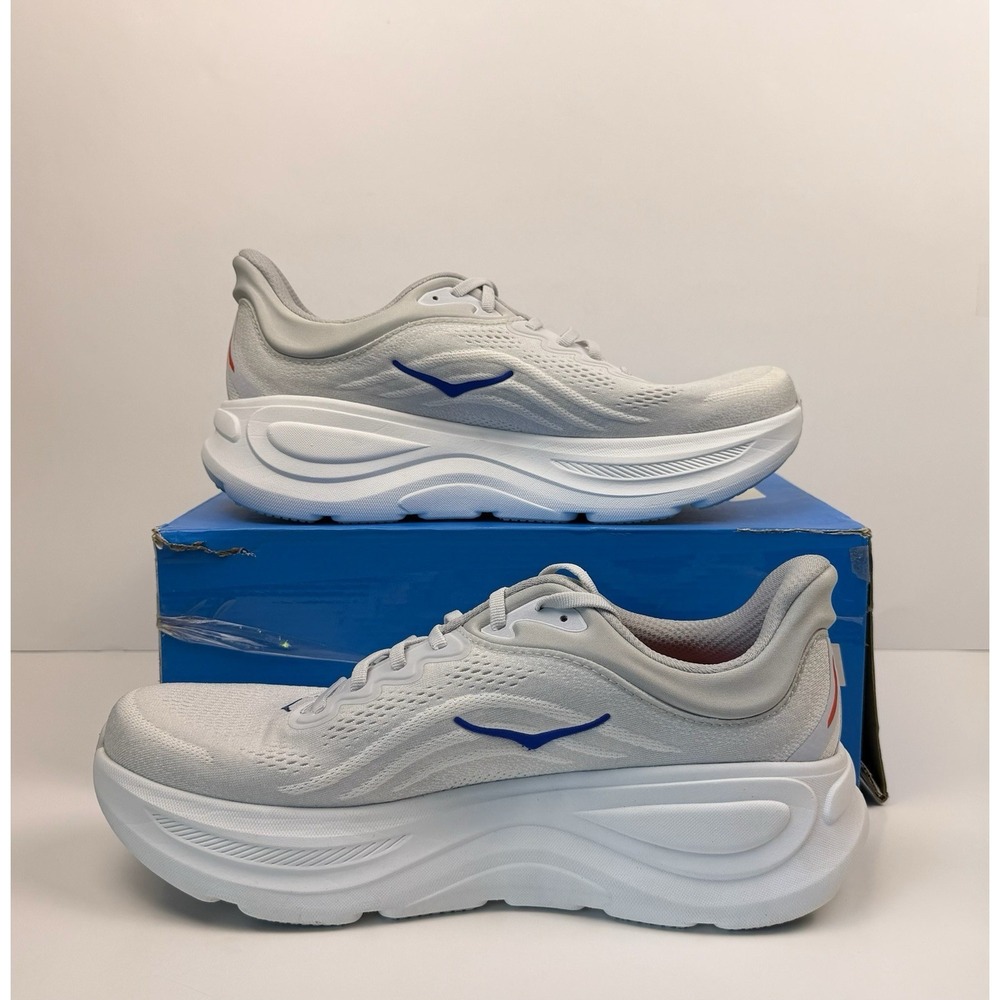 Hoka Bondi 9 Running Shoe Men Size 11 D Cosmic Grey Ultramarine 1162011-CYLT - Picture 2 of 8